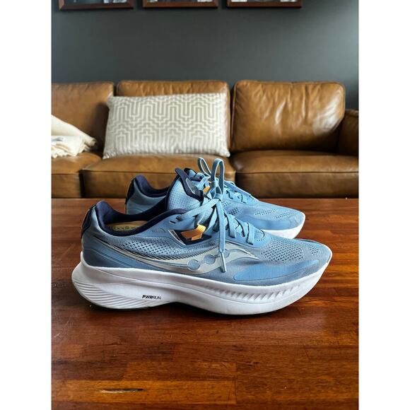 Saucony Guide 15 Low Top Running Sneakers Jacklope, Denim/Aqua Women's Size 9.5 - Picture 2 of 8
